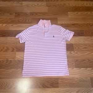 Polo Ralph Lauren Men's SLIM FIT Cotton Stretch Button Up Shirt PINK -medium